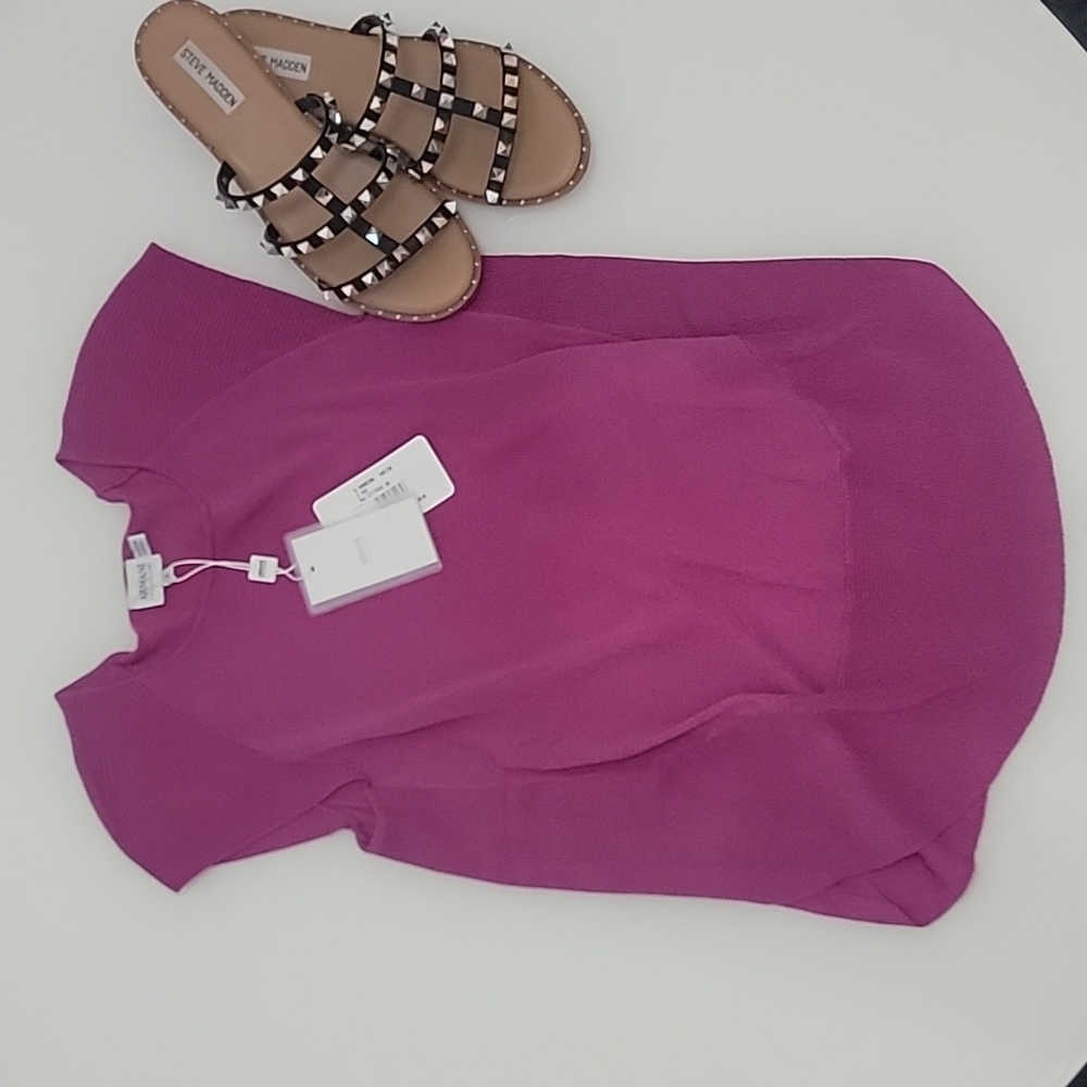 NWT Armani soft knit crew neck tee